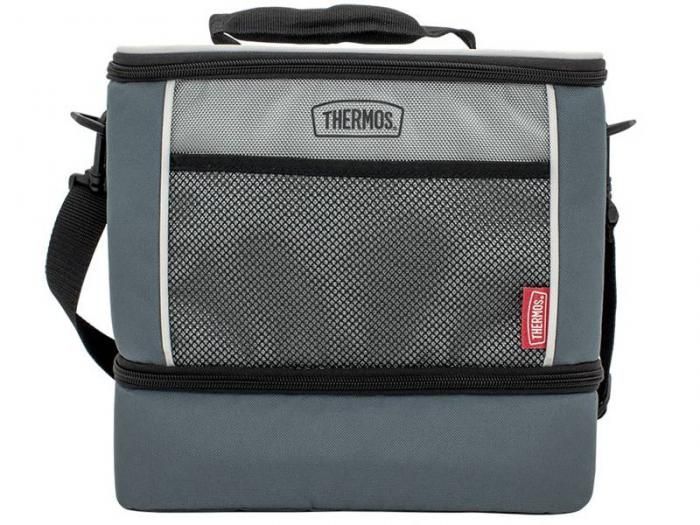 Термосумка Thermos E5 12 Can Cooler Dual Lunch Box (178367 Серый)