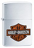 Zippo Harley Davidson Logo - Brushed Chrome - туристическое снаряжение в Минске