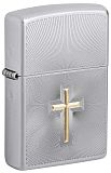 Zippo 48581 Cross Design Satin Chrome - туристическое снаряжение в Минске