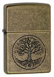 Zippo Tree of Life Antique Brass - туристическое снаряжение в Минске