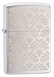 Zippo 49207 Art Deco Design Brushed Chrome - туристическое снаряжение в Минске