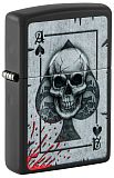 Zippo 48794 Ace Card Black Matte - туристическое снаряжение в Минске