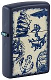 Zippo 49774 Nautical Design Navy Matte - туристическое снаряжение в Минске