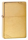 Zippo Brushed Brass Vintage with Slashes - туристическое снаряжение в Минске