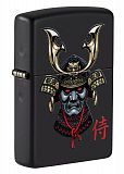 Zippo 49259 Samurai Helmet Design Black Matte - туристическое снаряжение в Минске