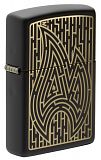 Zippo 49597 Maze Zippo Black Matte - туристическое снаряжение в Минске