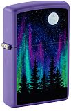 Zippo 48565 Night In The Forest Purple Matte - туристическое снаряжение в Минске