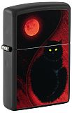 Zippo Black Matte Black Cat - туристическое снаряжение в Минске